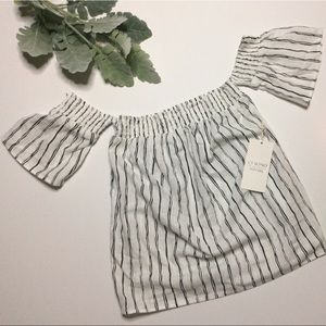 Black and white Blouse